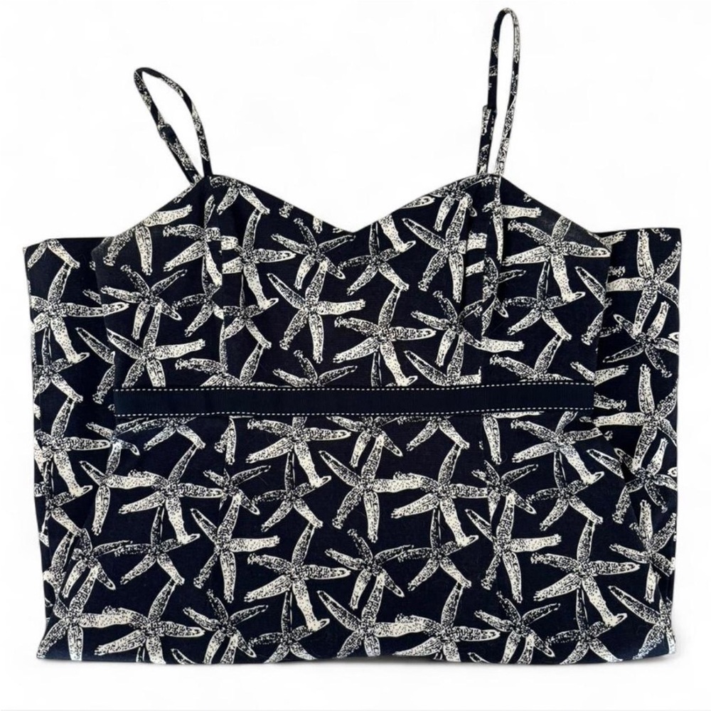 Vineyard Vines Vintage Navy and White Starfish Dress
